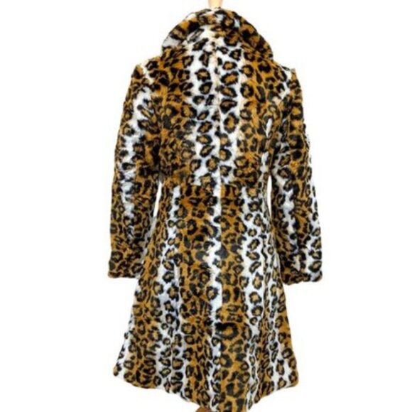 NWT Sourpuss Harlow Leopard Fur Coat - Picture 5 of 8